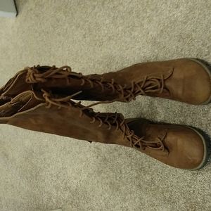 Lace up boots